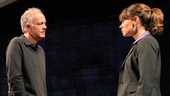 Reed Birney as John Bridges and Celia Keenan-Bolger as Jenny Bridges in A Small Fire.