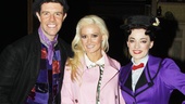 Show stars Gavin Lee and Laura Michelle Kelly welcome Holly Madison to the Mary Poppins family. 