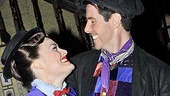 Hello again! Brown and Lee have worked together in Mary Poppins both on Broadway and in the show's national tour. 