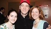 Boyd Gaines poses for a closing night family photo with his biggest fans: daughter Leslie and wife Kathleen McNenny. 
