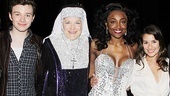 Glee Cast at Sister Act – Chris Colfer – Victoria Clark – Patina Miller – Lea Michele