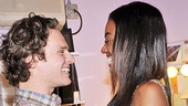 Jonathan Groff and Angela Lansbury at <i>Sister Act</i> - Jonathan Groff – Patina Miller