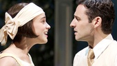 Alexandra Socha as Daisy Fenton and Max von Essen as Corrado Montelli in Death Takes a Holiday.
