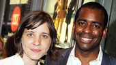 Director Kate Whoriskey enjoys the evening with husband Daniel Breaker, who recently starred in By the Way, Meet Vera Stark at Second Stage. 