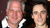 Celebs at Spider-Man – Glenn Beck – Reeve Carney 