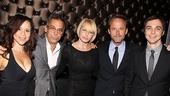 Rosie Perez steps in for snapshot with four stars of George C. Wolfe’s Tony-winning revival of The Normal Heart: Joe Mantello, Ellen Barkin, John Benjamin Hickey and Jim Parsons. 