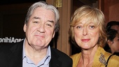 Maria Aitken enjoys her latest directorial outing on the arm of husband Patrick McGrath. 