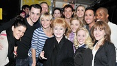 The cast of Follies wouldn’t miss a photo op with Debbie Reynolds—or, as she introduced herself, Carrie Fisher's mom!