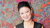 Jennifer Lim leaves her tough-as-nails Chinese official character on stage to enjoy her very first Broadway opening night. 