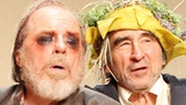 Michael McKean as Earl of Gloucester and Sam Waterston as King Lear in King Lear.