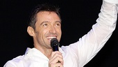 Hello, Hugh! Jackman greets the audience as the opening performance of his solo show comes to an end.