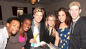 How does Hunter Parrish keep his energy up in the recording studio? With bananas, coffee and good friends like Wallace Smith, Uzo Aduba, Morgan James, Lindsay Mendez and Nick Blaemire. Congrats on the cast album, Godspell!
