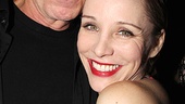 Charlotte d’Amboise gets a squeeze from her husband and biggest fan, Broadway star Terrence Mann. 