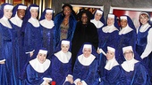 <i>Sister Act</I> at Macy’s – Patina Miller – Whoopi Goldberg – the cast of <i>Sister Act</i>