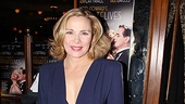 Kim Cattrall shows off her opening night Stella McCartney attire at the show's after party. 