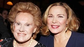 Kim Cattrall is overjoyed to share her opening night with Tammy Grimes, who won a Tony Award for the 1969 production of Private Lives.
