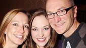 <i>Bonnie & Clyde</I> Birthday Pizza Party - stepmom - Laura Osnes – dad 