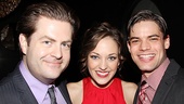 <i>Bonnie & Clyde</i> opening night – Paul Wontorek – Laura Osnes – Jeremy Jordan 