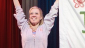Patti Murin as Lysistrata Jones and Jason Tam as Xander in Lysistrata Jones.