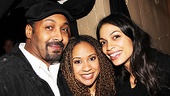 The night gets even sweeter for Tracie Thoms when her co-stars from the Rent movie, Jesse L. Martin and Rosario Dawson, come backstage to show her some love...