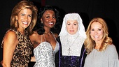 Hoba Kotb and Kathie Lee Gifford get together with stars Patina Miller and Carolee Carmello for a photo that is truly fabulous, baby!  