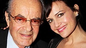 Carla Gugino celebrates opening night with her father, Carl Gugino, Jr., who flew in for the event.