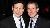 Director Gordon Edelstein and Jim Dale hang out at the after-party.