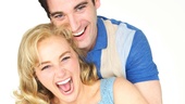 Betsy Wolfe as Beth Shepard and Colin Donnell as Franklin Shepard in Merrily We Roll Along.
