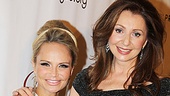 Before bringing Chenoweth to tears with a heartfelt salute to their friendship (and a joke about having  two Tonys to Kristin’s one!), Donna Murphy poses with her pal. 