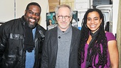 Porgy and Bess’ resident villain Phillip Boykin and the show’s scribe Suzan-Lori Parks couldn't resist the opportunity to pose with Spielberg.