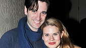 Pals Colin Donnell and Celia Keenan-Bolger take a moment to pose together at the pre-show reception. 