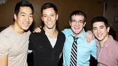 Newsies- Alex Wong, Thayne Jasperson, Evan Kasprzak and Jess LeProtto