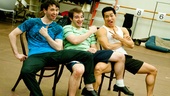 Newsies- Garett Hawe, Evan Kasprzak and Alex Wong