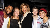 Kathie Lee and Hoda at Godspell –  Wallace Smith – Kathie Lee Gifford – Hoda Kotb – Hunter Parrish – Telly Leung
