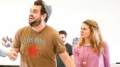 Peter and the Starcatcher Rehearsal – Arnie Burton – Greg Hildreth - Celia Keenan-Bolger 