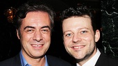 Broadway Across America honcho John Gore congratulates JCS’s superstar understudy Jeremy Kushnier. 
