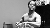Streetcar Named Desire rehearsal – Blair Underwood