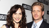 It wouldn't be an opening night for Annie Parisse without husband Paul Sparks on her arm. 