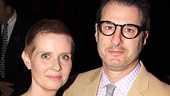 Wit alum Cynthia Nixon and Other Desert Cities playwright Jon Robin Baitz strike a pose on the red carpet.