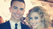 2012 Tony Awards Instagram Snapshots – Caissie Levy – Richard Fleeshman 