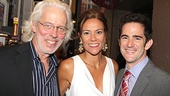 Two-time Tony nominee Terrence Mann joins director/choreographer Andy Blankenbuehler and his wife Elly on the red carpet.