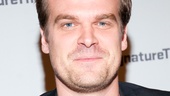 David Harbour, who plays Elliott Hirsch on TV’s The Newsroom and is Broadway-bound in Glengarry Glen Ross, looks dapper on opening night.