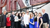 Jessica Chastain and the cast get some sun on the roof of the glamorous Empire Hotel. See The Heiress at the Walter Kerr Theatre beginning October 7!