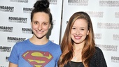 Meet the Bad Jews! Tracee Chimo stars as Daphna Feygenbaum, a "real Jew" with an Israeli boyfriend; Molly Ranson plays Melody, the non-Jewish girlfriend brought home by Daphna's cousin Liam.