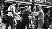 Newsies –Backstage- Mike Faist- Andrew Keenan-Bolger-Brendon Stimson