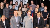We’re in this together! Members of the Human Rights Campaign, Athlete Ally, Faith in America and the Tyler Clementi Foundation strike a pose with the cast of Bare.
