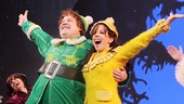 Merry Christmas everyone! Jordan Gelber and Leslie Kritzer greet the crowd at curtain call.
