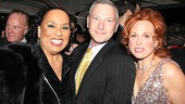 Executive producer Jeffrey Finn sure wouldn’t pass up a chance at a photo with his stars Roz Ryan and Carolee Carmello.  