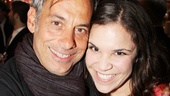 Two-time Tony-winning director Joe Mantello wouldn’t miss a chance to hang with his Dogfight star, Lindsay Mendez.
