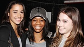 Gabby Douglas, McKayla Maroney and Aly Raisman at ‘Bring It On’ — Aly Raisman — Gabby Douglas — McKayla Maroney